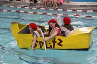 Middle School Cardboard Boat Races 80