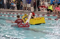 Middle School Cardboard Boat Races 78