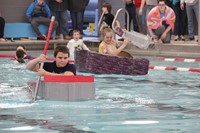 Middle School Cardboard Boat Races 69
