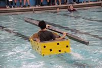 Middle School Cardboard Boat Races 66