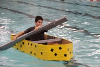 Middle School Cardboard Boat Races 65