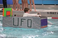 Middle School Cardboard Boat Races 54