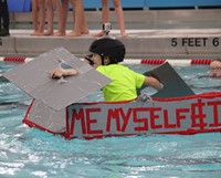 Middle School Cardboard Boat Races 53