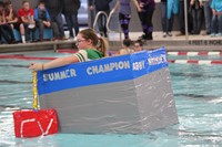 Middle School Cardboard Boat Races 49