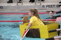 Middle School Cardboard Boat Races 43