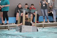 Middle School Cardboard Boat Races 37