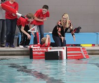 Middle School Cardboard Boat Races 28