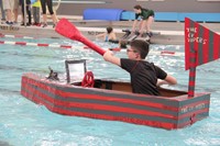 Middle School Cardboard Boat Races 23