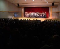 wide shot of auditorium