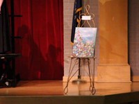 painting on stage