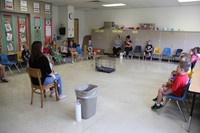 wide shot of classroom