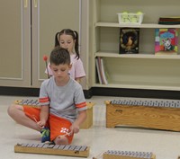 students playing instruments