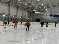 additional students ice skating