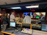 students in studio