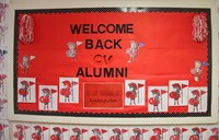 welcome back c v alumni poster