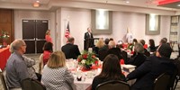 robert stapleton giving speech