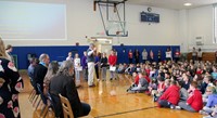 honorees at chenango bridge elementary event