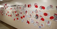 wall of warriors at port dickinson elementary