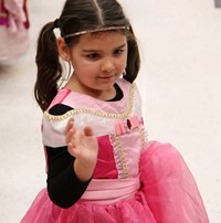 student in parade