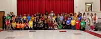 port dickinson elementary faculty and staff dressed in costumes