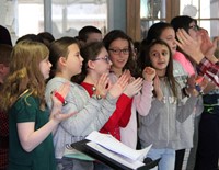 students playing instruments