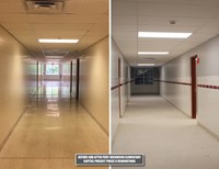 Port Dickinson hallway renovations