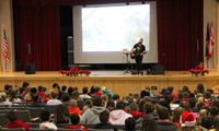 students learning about adaptive sports