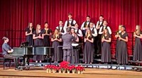 students singing in winter concert