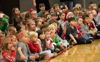 students watching activity