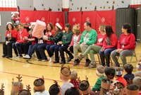 students watching activity