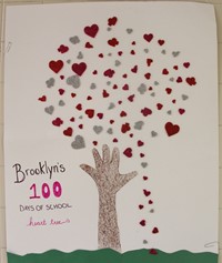 100 days of school poster