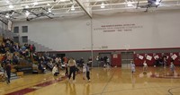 wide shot of gymnasium for big gifted give event