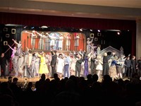 Addams Family Cast Bow at End of Show