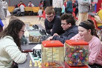 students playing chess