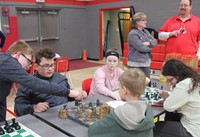 students playing chess