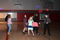 students dancing