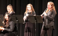 Students performing in Pops Concert 18