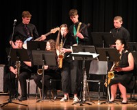 Students performing in Pops Concert 13