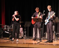 Students performing in Pops Concert 9