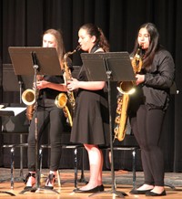 Students performing in Pops Concert 7