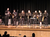 Students performing in Pops Concert 5