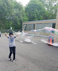 Ithaca Physics Bus at Chenango Bridge Elementary 6