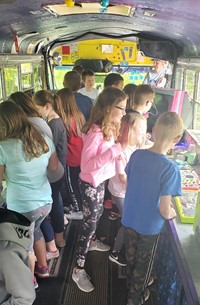 Ithaca Physics Bus at Chenango Bridge Elementary 3