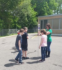 Ithaca Physics Bus at Chenango Bridge Elementary 2