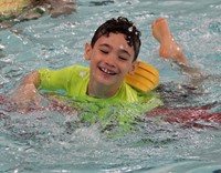 Port Dickinson Elementary students taking part in swim unit 14