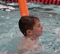 Port Dickinson Elementary students taking part in swim unit 12