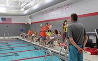 Port Dickinson Elementary students taking part in swim unit 1