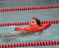 Port Dickinson Elementary students taking part in swim unit 4