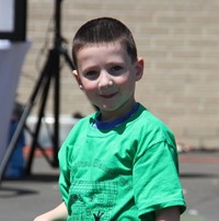 student smiling