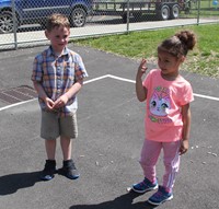 two students dancing 